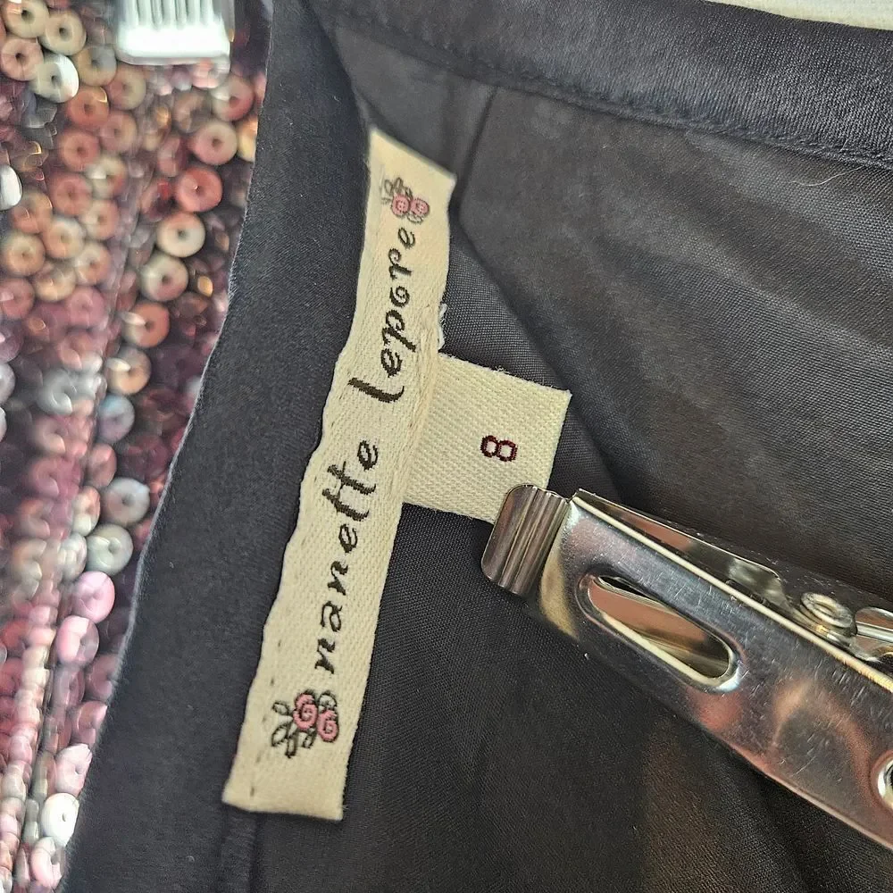 Nanette Lepore Purr-Fect‎ Sequin pencil skirt, size 8 - Picture 3 of 6